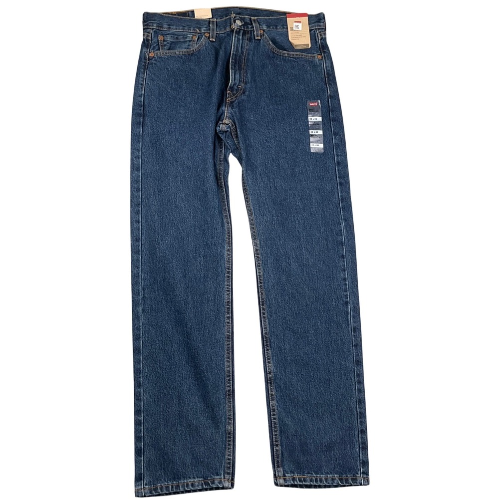 Levis 505 Jeans Mens 32W 32L Blue Regular Fit Cotton Deadstock Normcore Vintage